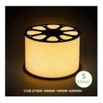 Led Strips 220Volt COB 5-10-20 Meter ( incl stekker ), Led-lamp, Minder dan 30 watt, Soft of Flame, Nieuw