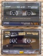 TDK MA90 type IV METAL cassettebandjes MA-90 MA 90 cassettes, Cd's en Dvd's, Cassettebandjes, Gebruikt, 2 t/m 25 bandjes, Ophalen of Verzenden