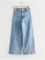 Wide cropped jeans (& Other Stories), Blauw, Ophalen of Verzenden, W27 (confectie 34) of kleiner, Nieuw