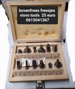 Freesjes  van visvo tools., Doe-het-zelf en Verbouw, Gereedschap | Freesmachines, Ophalen of Verzenden, Zo goed als nieuw, Bovenfrees