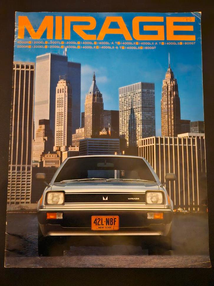 Brochure Mitsubishi Mirage Japans, Boeken, Auto's | Folders en Tijdschriften, Zo goed als nieuw, Mitsubishi, Ophalen of Verzenden