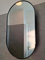 IKEA LINDBYN Spiegel met Opberger - Zwart 40x70cm, Huis en Inrichting, Woonaccessoires | Spiegels, Ophalen, Minder dan 50 cm, Zo goed als nieuw