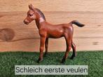 Schleich 13103 Eerste veulen / Foal brown, Ophalen of Verzenden, Paard, Beeldje of Figuurtje