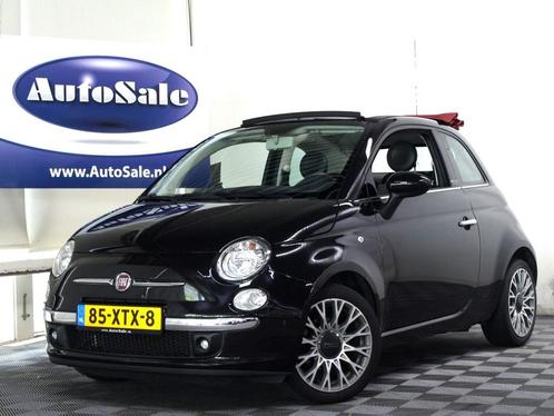 Fiat 500C 0.9 TwinAir Lounge Cabrio NAP INTERSCOPE LEDER BT, Auto's, Fiat, Bedrijf, Te koop, 500C, ABS, Airbags, Airconditioning