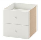 Kallax inzet 3x deur en 1x met 2 lades hoogglans wit, Huis en Inrichting, Ophalen, Minder dan 50 cm, Zo goed als nieuw, Minder dan 100 cm