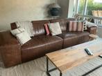 Leren Bank - Afrikaans Buffel Leer, Huis en Inrichting, Ophalen, Zo goed als nieuw, Leer