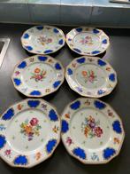 6 gebaks bordjes york 7350 Bavaria, Antiek en Kunst, Antiek | Servies los, Ophalen of Verzenden