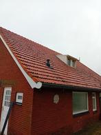 Zeer nette rode mulden pannen met gevel en nokpannen, Doe-het-zelf en Verbouw, Dakpannen en Dakbedekking, Ophalen, Steen of Klei