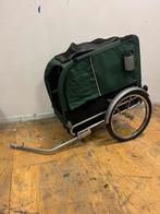Hond fietskar, groen en zwart,, Ophalen of Verzenden, Zo goed als nieuw, Hondenkar