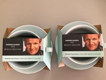 Kop en schotel 2x Gordon Ramsay Maze beschikbaar voor biedingen