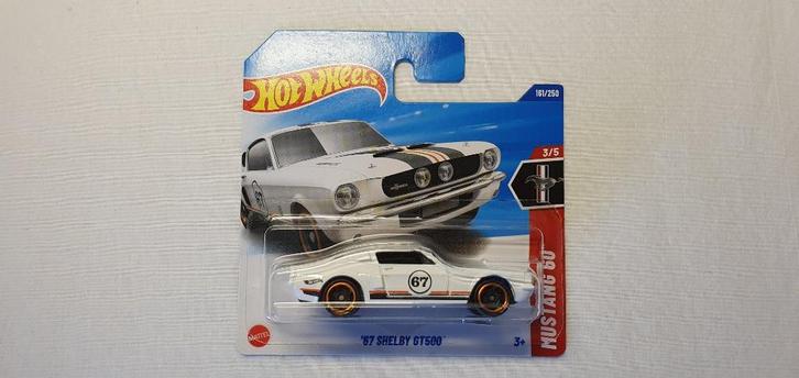 Hot Wheels 1967 Ford Mustang Shelby GT500 60th 3/5, Hobby en Vrije tijd, Modelauto's | Overige schalen, Nieuw, Auto, Ophalen of Verzenden