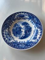 Antiek Bord 'Old England' Blauw Wit, Antiek en Kunst, Ophalen