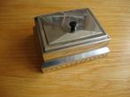 Art deco metalen sieraden/sigaretten/opbergdoosje.(13x9x5cm), Ophalen