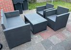 Tuinset, Tuin en Terras, 5 zitplaatsen, Gebruikt, Ophalen of Verzenden, Bank