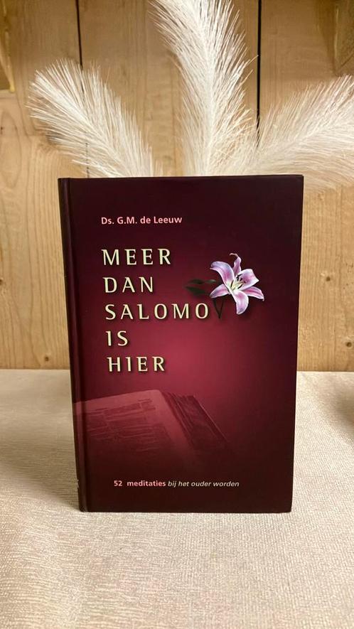KR-1 Ds G.M. de Leeuw - Meer dan Salomo is hier, Boeken, Godsdienst en Theologie, Zo goed als nieuw, Ophalen of Verzenden