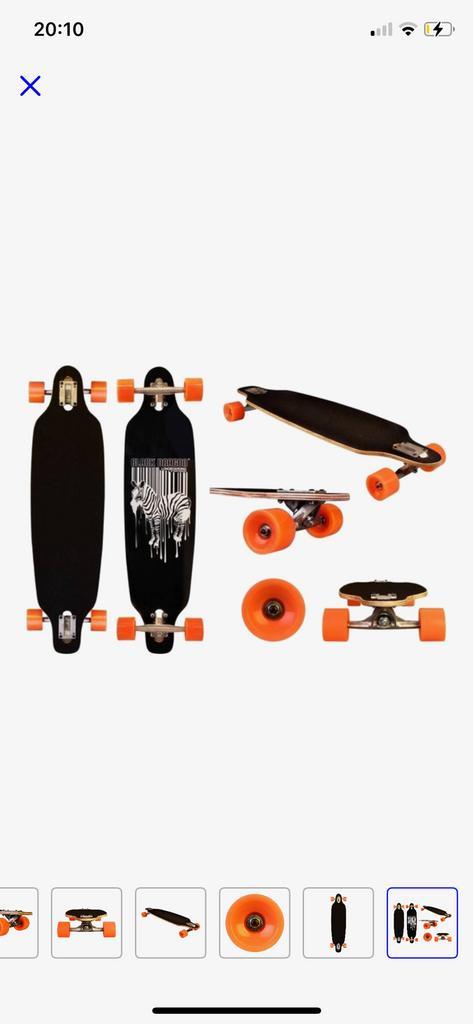 Black Dragon Longboard 36" Drop-through, Sport en Fitness, Skateboarden, Gebruikt, Skateboard, Longboard, Ophalen