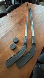 Nijdam aluminium hockeysticks met puck, Ophalen, Nieuw