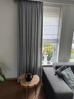 Grijze Overgordijnen met Vlinderplooi, Ophalen, Zo goed als nieuw, Grijs, 200 cm of meer