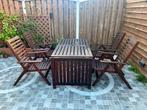 Ikea Tuinset: Tafel uitschuifbaar + 4 stoelen, Ophalen, 4 zitplaatsen, Gebruikt, Eettafel