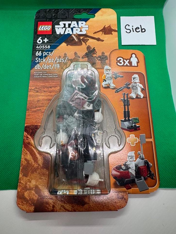 Lego Star Wars packs 40558 Clone Trooper Command SEALED, Kinderen en Baby's, Speelgoed | Duplo en Lego, Nieuw, Lego, Complete set