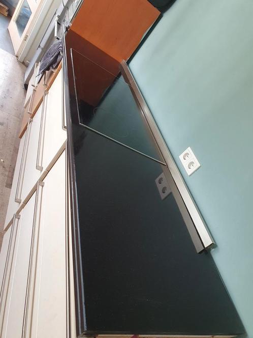 Composiet aanrechblad zwart, Huis en Inrichting, Keuken | Keukenelementen, Gebruikt, 200 cm of meer, 200 cm of meer, 50 tot 75 cm