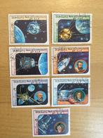 Laos 1984 ruimtevaart, Postzegels en Munten, Postzegels | Azië, Zuidoost-Azië, Ophalen of Verzenden, Gestempeld