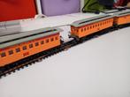 HO Western trein. Loc + tender  + 4 wagons, Gelijkstroom, Ophalen of Verzenden, Analoog, Gebruikt