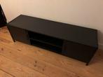 Industrieel TV Meubel - Staal - Zwart, Huis en Inrichting, Ophalen, 100 tot 150 cm, Zo goed als nieuw, Minder dan 100 cm