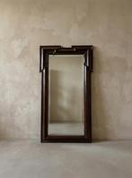 Rechthoekige Spiegel met Houten Lijst, Huis en Inrichting, Woonaccessoires | Spiegels, Ophalen, Gebruikt, 100 tot 150 cm, Rechthoekig