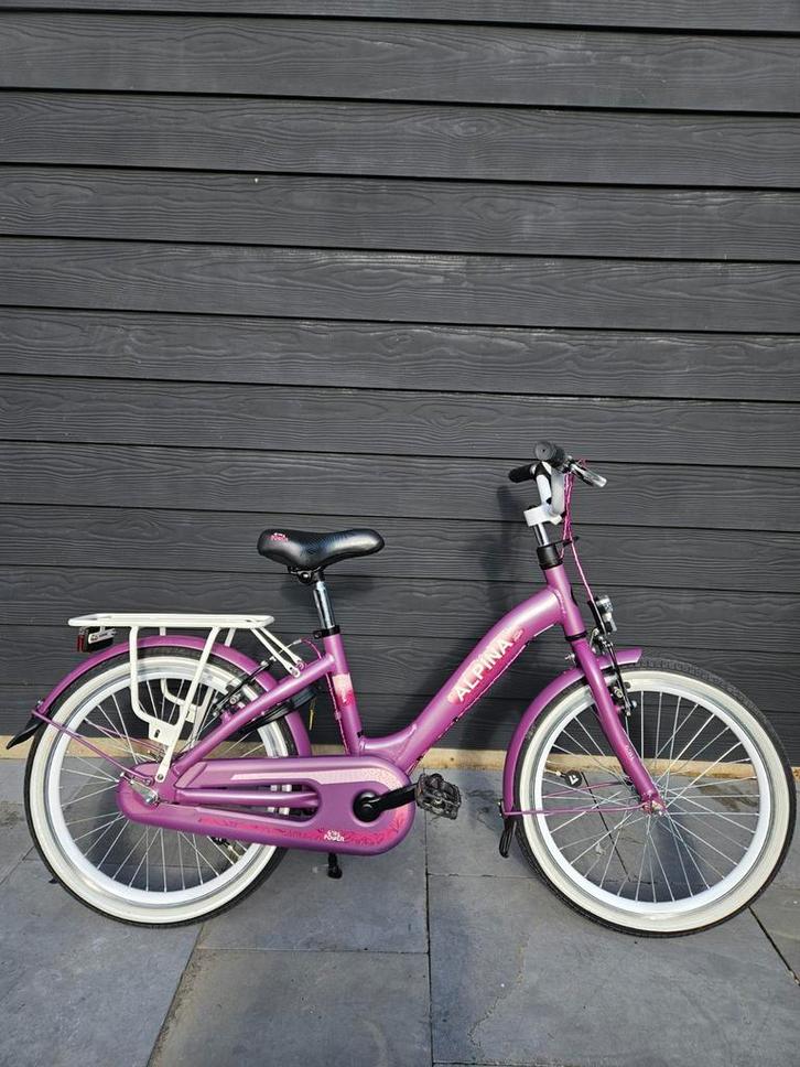Alpina Girlpower 20 inch vivid purple matt, Fietsen en Brommers, Fietsen | Meisjes, Zo goed als nieuw, 20 inch, Ophalen of Verzenden