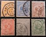 POSTZEGELS NEDERLAND 1891-1894 GESTEMPELD, Verzenden, T/m 1940, Gestempeld