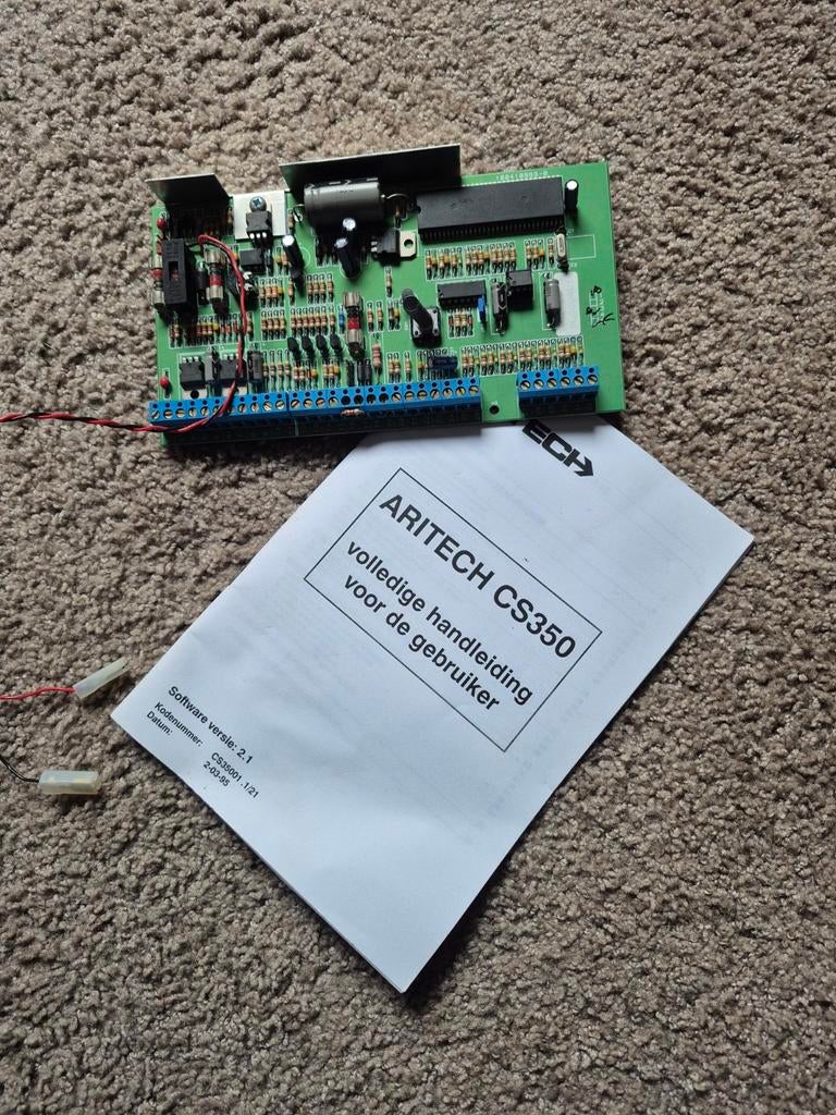 Aritech CS350 printplaat met handleiding, Doe-het-zelf en Verbouw, Alarmsystemen, Ophalen of Verzenden