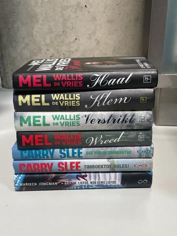 Boeken Mel Wallis de Vries / Carrie Slee / Mariken Jongman beschikbaar voor biedingen