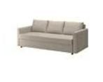 IKEA FRIHETEN sofabed | Beige (discontinued colour), 100 cm, Beige, Tweepersoons, Ophalen of Verzenden