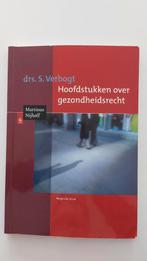 S. Verbogt - Hoofdstukken over gezondheidsrecht, S. Verbogt, Ophalen of Verzenden, Zo goed als nieuw, Nederlands
