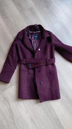 Mango Aubergine kleurige jas, Kleding | Dames, Jassen | Winter, Gedragen, Ophalen, Maat 38/40 (M), Overige kleuren