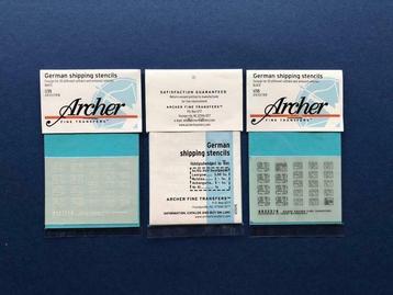 Archer AR35218 Assorted WWII German shipping stencils 1/35 beschikbaar voor biedingen