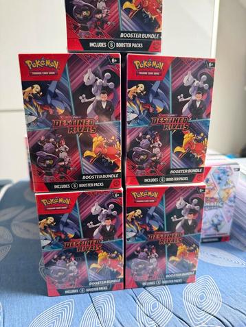 Pokemon Destined Rivals Booster Bundle - Nieuw! beschikbaar voor biedingen