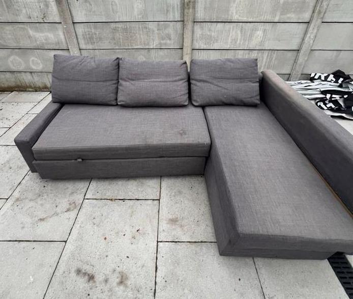 IKEA Friheten Slaapbank Te Koop !, Huis en Inrichting, Banken | Bankstellen, Gebruikt, Hoekbank, Vierpersoons of meer, 200 tot 250 cm