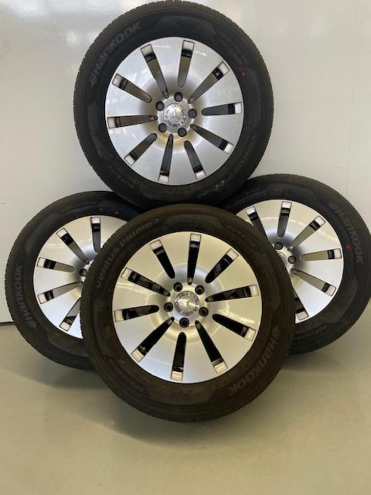 Set 36: Velgen + Banden Mercedes-Benz C-klasse, Auto-onderdelen, Banden en Velgen, Banden en Velgen, Winterbanden, 16 inch, 205 mm