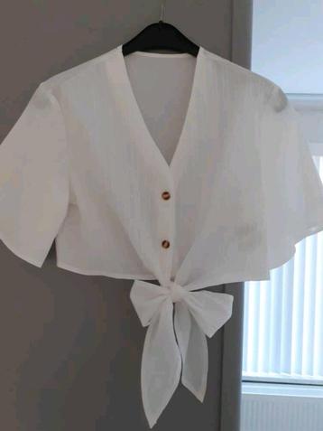 Crop Blouse met strik detail beschikbaar voor biedingen