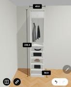 ikea pax kast 50x58x236 met deur, Huis en Inrichting, Kasten | Kledingkasten, Ophalen, Gebruikt, 200 cm of meer, 50 tot 100 cm