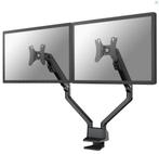 2x Neomounts FPMA-D750DBLACK dubbele monitorbeugel, Ophalen, Zo goed als nieuw