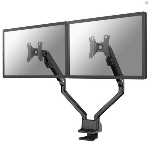 2x Neomounts FPMA-D750DBLACK dubbele monitorbeugel, Computers en Software, Monitoren, Zo goed als nieuw, Ophalen