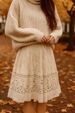 Noa Noa wollen rok maat L, Noa Noa, Beige, Maat 42/44 (L), Ophalen of Verzenden