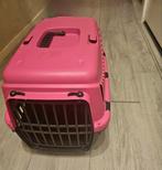ALS NIEUWE Fuchsia Roze/Zwart kattenreisjemandje, Ophalen of Verzenden, Zo goed als nieuw