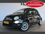 Fiat 500 1.0 TwinAir PopStar Airco Elektrisch Pakket Goed On, Stof, Gebruikt, Zwart, Origineel Nederlands