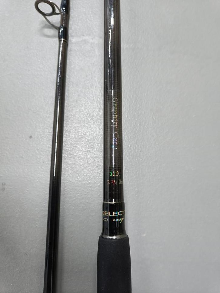 Mooie Select Carp carbon 3.60m 2-del. 2 3/4 lbs kwaliteit, Watersport en Boten, Hengelsport | Karpervissen, Zo goed als nieuw