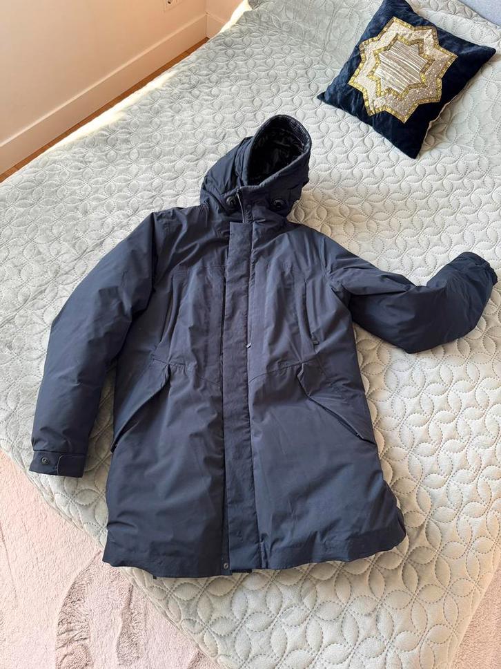 Krakatau winterjas dubbelzijdig Medium, Kleding | Heren, Jassen | Winter, Zo goed als nieuw, Maat 48/50 (M), Zwart, Ophalen of Verzenden