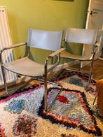 Bauhaus chrome chairs stoelen Breuer Matteo grazzi mart stam, Huis en Inrichting, Stoelen, Ophalen, Twee, Metaal, Grijs
